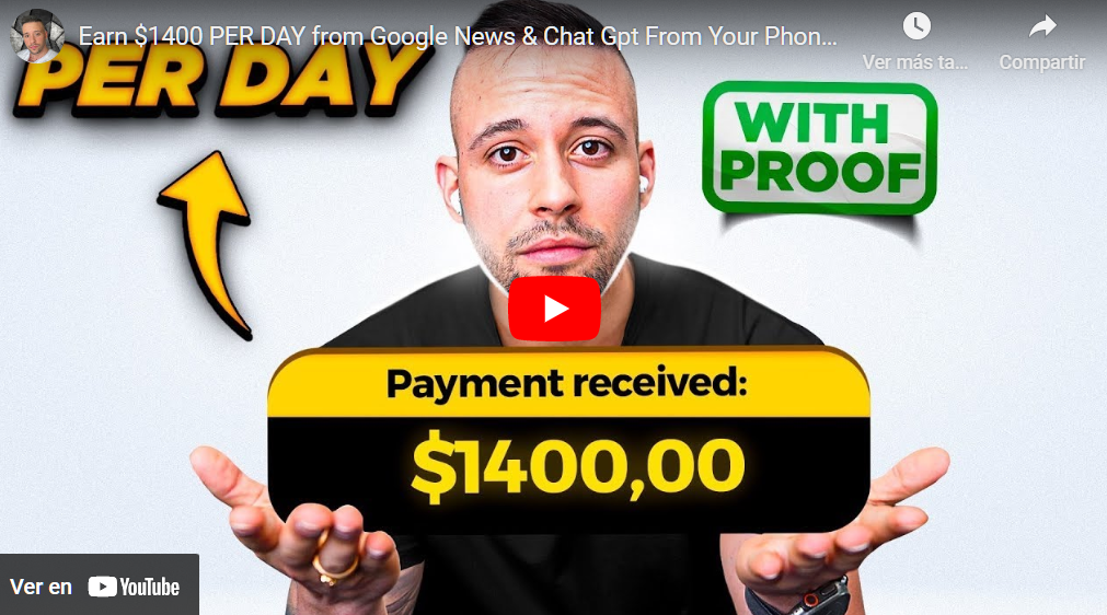 Earn $1400 per day from Google News & Chat GPT