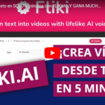 crea vídeos desde texto en 5 minutos con fliki